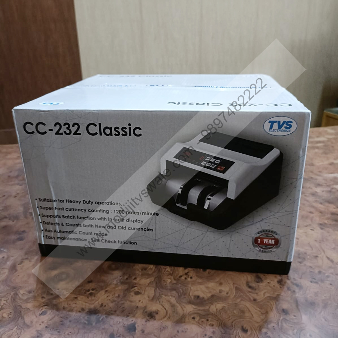 TVS CC 232 Classic Cash Counting Machine