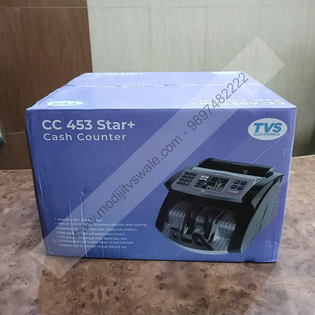 TVS CC 453 Star Plus Cash Counting Machine