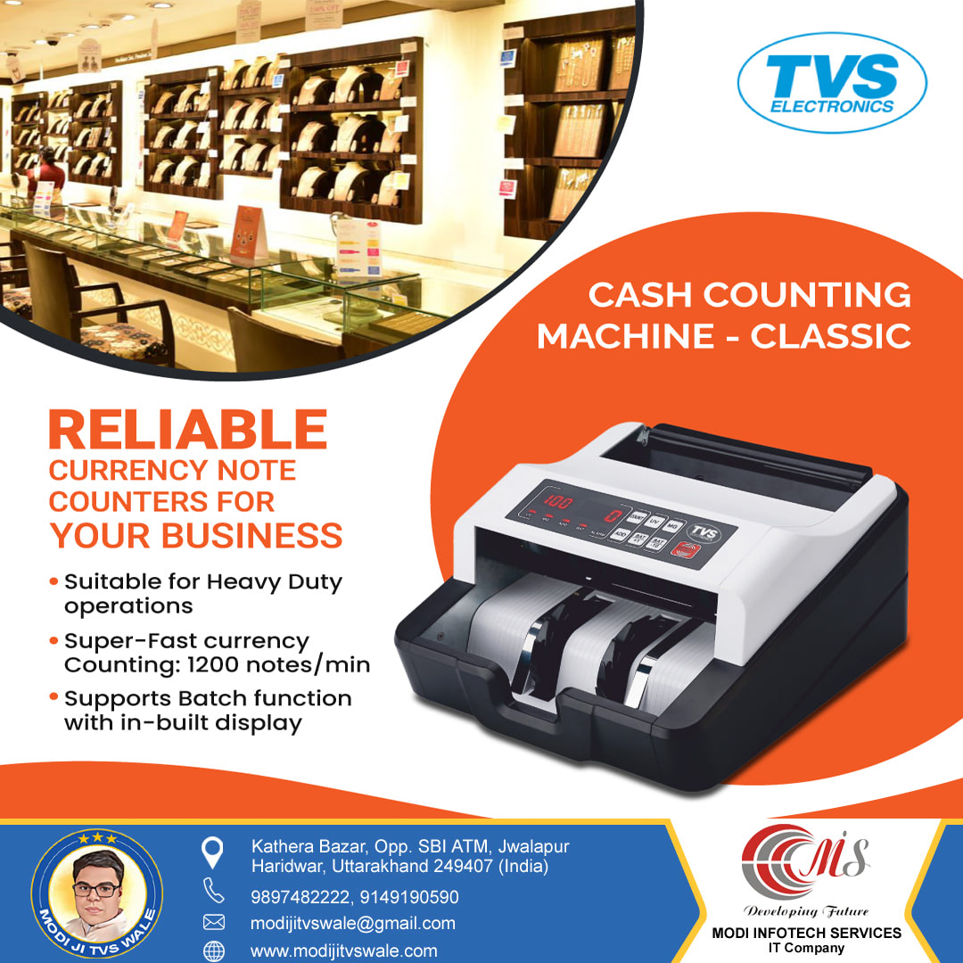 TVS CC 232 Classic Cash Counting Machine