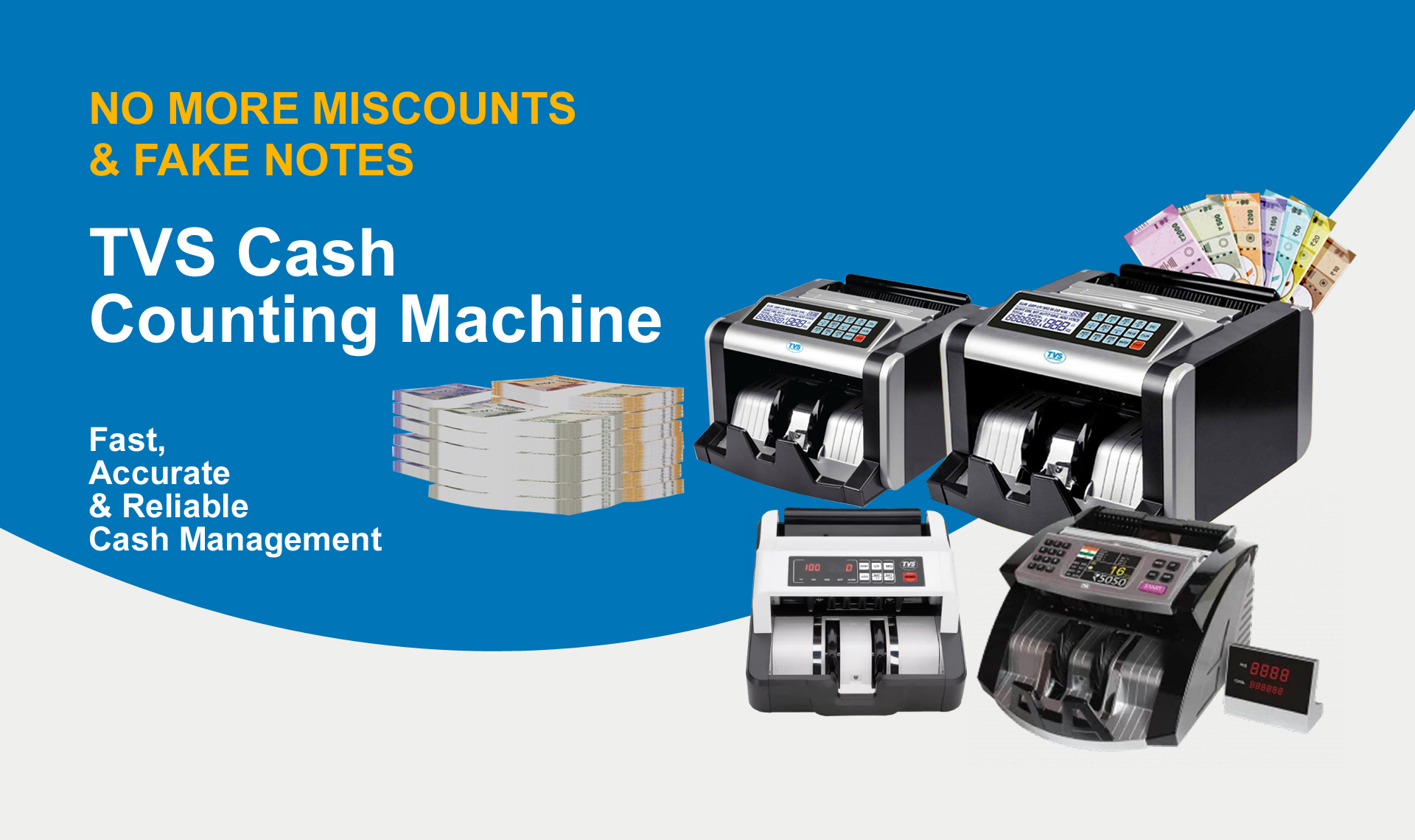 tvs cash counting machine